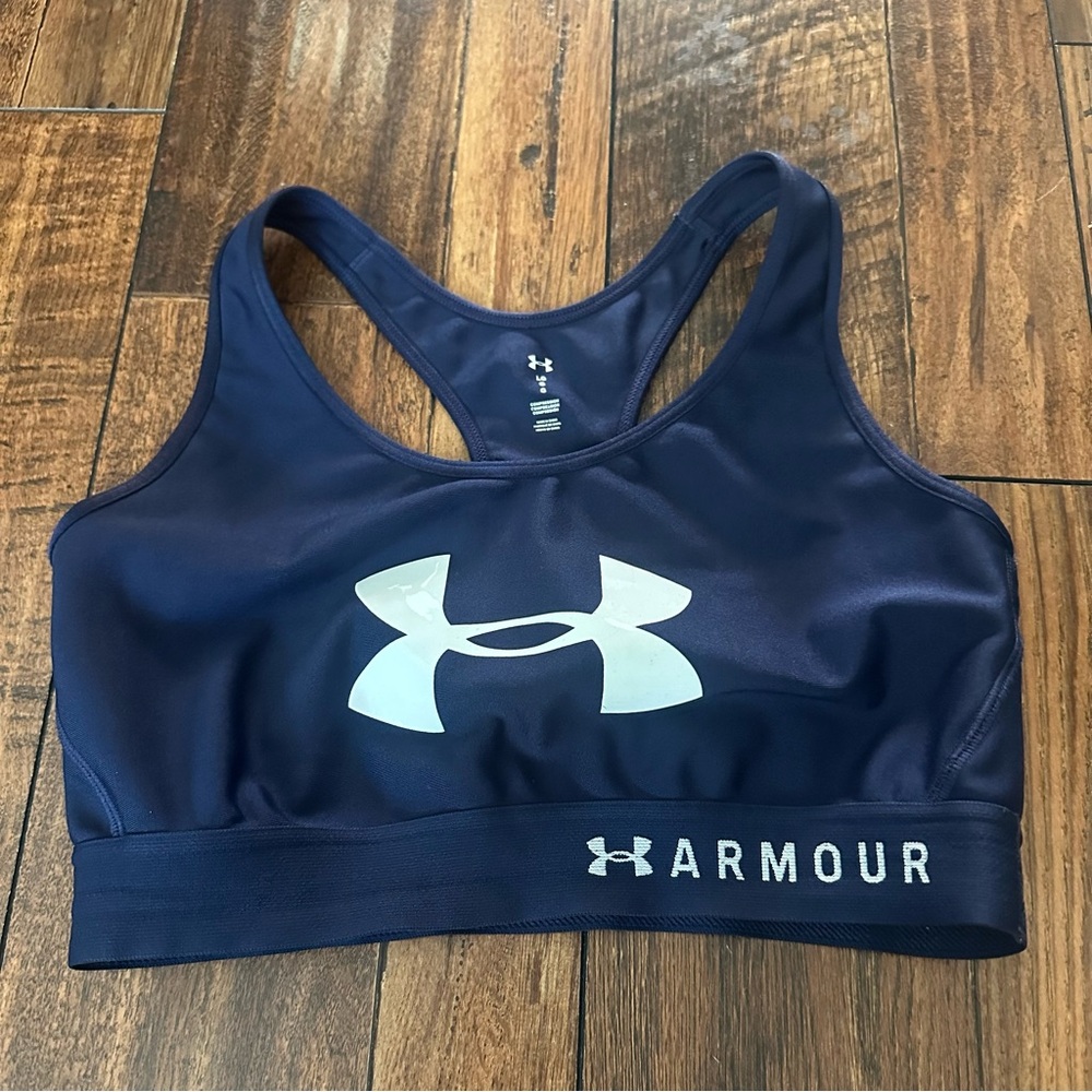 Under Armour Blue Sports Bra Performance Intimates